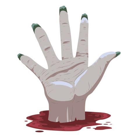 Hand Blood Illustration Transparent Png And Svg Vector File