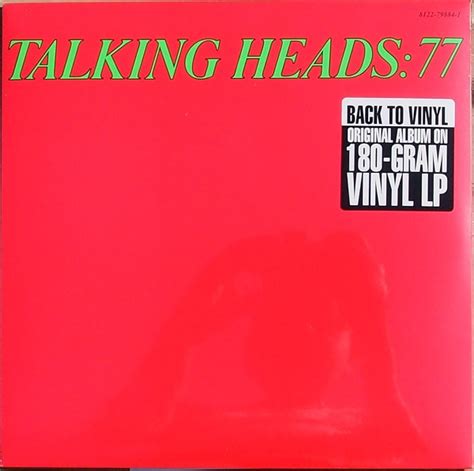 Talking Heads Talking Heads 77 2009 180g Vinyl Discogs