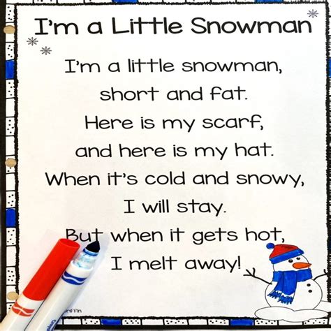 15 Fun Winter Poems For Kids Little Learning Corner