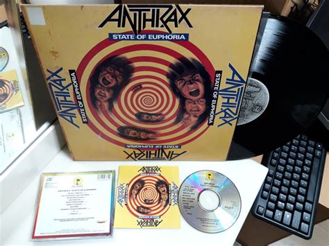 Anthrax State Of Euphoria Vinyl Cd Photo Metal Kingdom