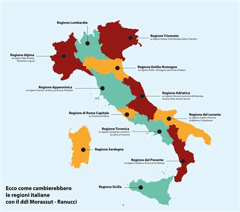 Italia Regioni Mappa