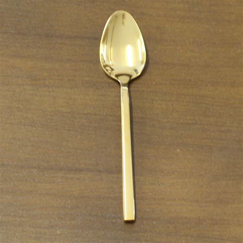 Gold Dessert Spoon - Dobsons Marquee & Party Hire