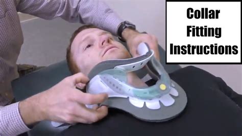 Aspen Vista Cervical Collar Proper Fitting Instructions Youtube