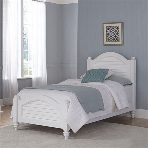 Home Styles Bermuda Wood Twin Bed In White 5543 400
