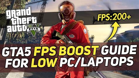 Grand Theft Auto 5 Fps Boost Setting For Low End Pclaptops Fps Boost