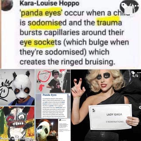 Panda Eyes : r/ConspiracyMemes