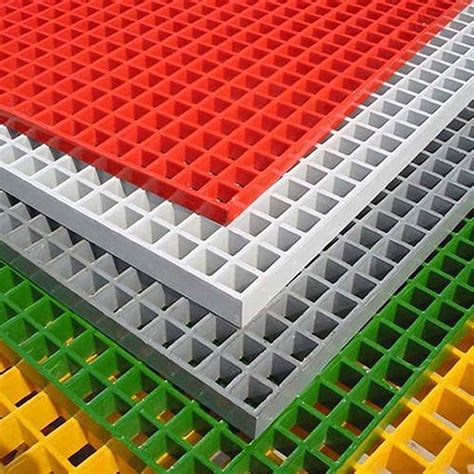Color Coated Frp Molded Gratings For Industrial And Domestic