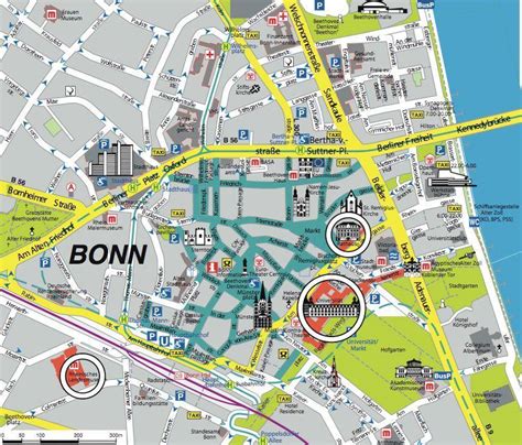 Karte Von Bonn Stadtplan Bonn