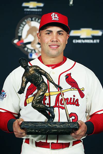 Carlos Beltran Of St Louis Cardinals Wins Roberto Clemente Award