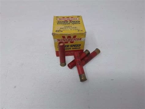 25 rnd box winchester 410 shot shells baer auctioneers realty llc