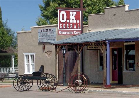O K Corral Tombstone Chamber Of Commerce