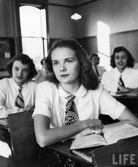 Students With Ties And Books Des Moines Iowa 1948 Photograph By