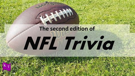 Nfl Football Quiz Do You Know Nfl Trivia Knowurtrivia Sports Youtube