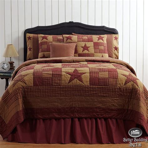 Details About Country Rustic Western Star Twin Queen Cal King Quilt