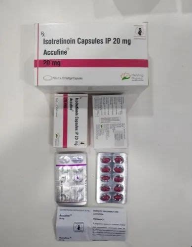 Isotretinoin 20 Mg Capsule Packaging Type 110 Rs 25strip Id