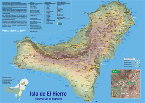 El Hierro Tourist Map