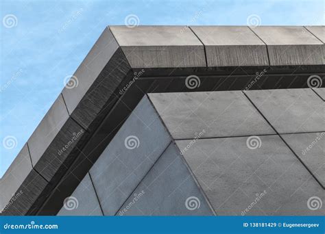 Abstract Architecture Fragment Outdoor Corner Stock Image Image Of