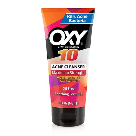 Oxy Maximum Strength Acne Cleanser Natural Hair And Skin Care