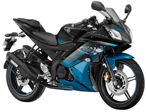 => yamaha has total of 12 bikes in india which is currently in => yamaha yzf r15 v 3.0 v3 is the most popular bike from yamaha. Yamaha R15 V2 Launched in New Colors Streaking Cyan & GP Blue