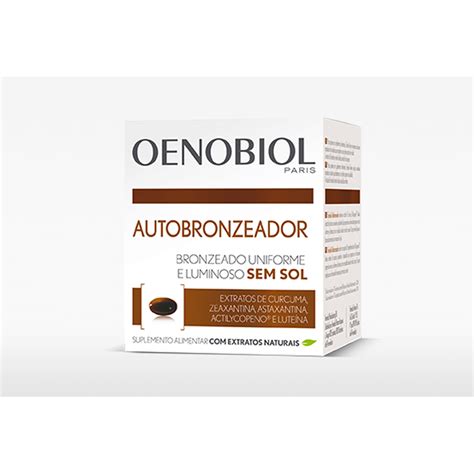 Oenobiol Autobronzeador 30 Cápsulas Farmácia Vida Mais