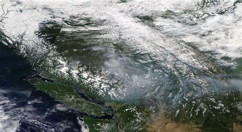 Nasa Releases Images Of The Bc Wildfires From Space Photos