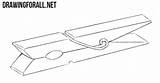 Clothespin sketch template