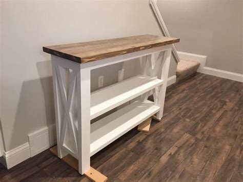 This is a shop fixture that's worth getting started on immediately. Woodworking plans, Sofa table, console table, instant ...