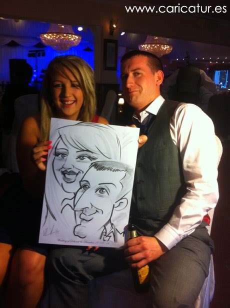 Wedding Entertainment In Harveys Point Hotel Donegal Caricatures