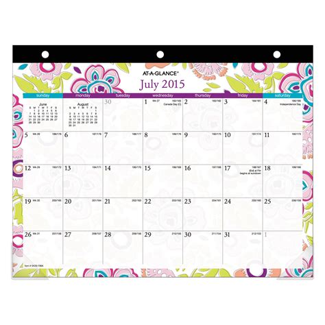 At A Glance Mini Monthly Desk Pad Calendar Good