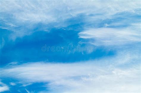 The Vast Sky And The White Clouds Float In The Sky The Natural Blue