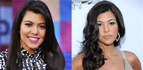 Like kim kardashian, kourtney kardashian has also had plastic surgery to enhance her look. Kourtney Kardashian before and after nose job - Celebrity ...
