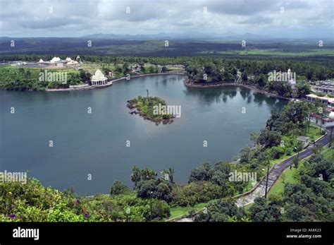 Sacred Lake Of Grand Bassin Stock Photo Alamy