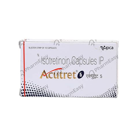 Acutret 5 Mg Capsule 10 Uses Side Effects Dosage Composition