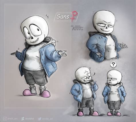 If Sans Was A Lady By Annitart On Deviantart