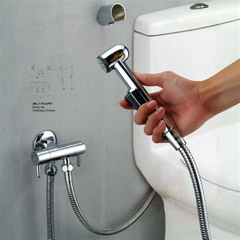 Bathroom Abs Plastic Bidet Handheld Small Shower Syringe Toilet Spray