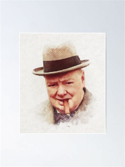 Winston Churchill Prime Minister Poster For Sale By Hollywoodize