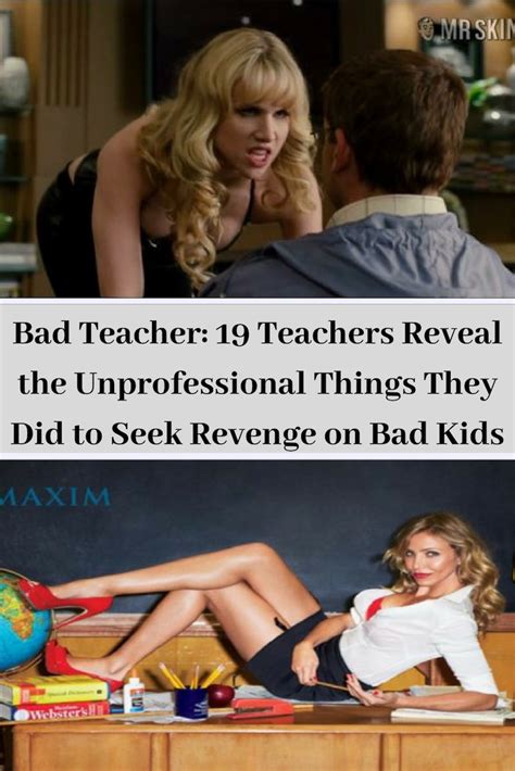 Bad Teacher 19 Teachers Reveal The Unprofessional Things They Did To