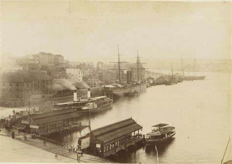 Circular Quay West In Sydney In The Late 1880s State Library Of Nsw