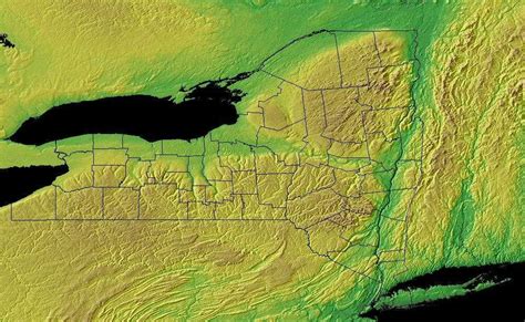 New York Geography New York Regions And Landforms