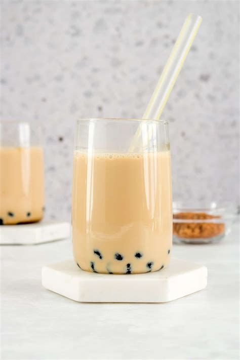 Brown Sugar Milk Tea Milk Tea Boba Carmy Easy Healthy Ish Recipes