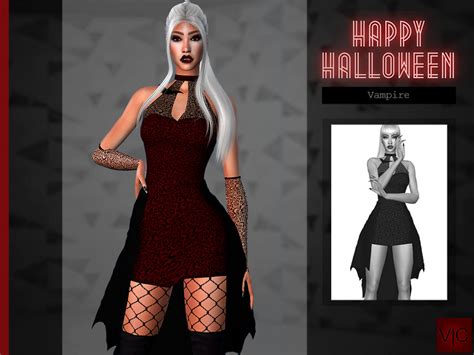 Viy Sims Vampire Halloween Vi Collaboration Br