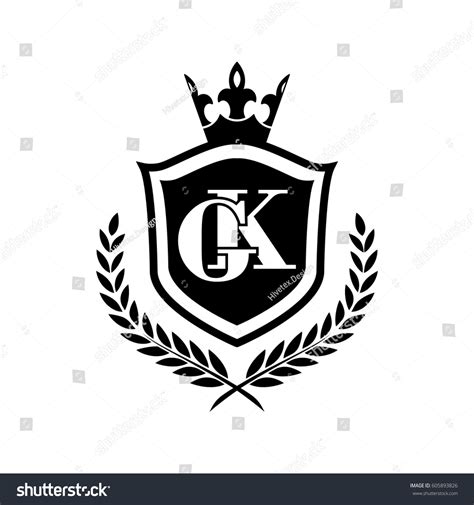 Gk Logo Stock Vector Royalty Free 605893826 Shutterstock