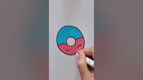 Draw Cute Donut Easy Step By Step How To Draw Easy Coloring And