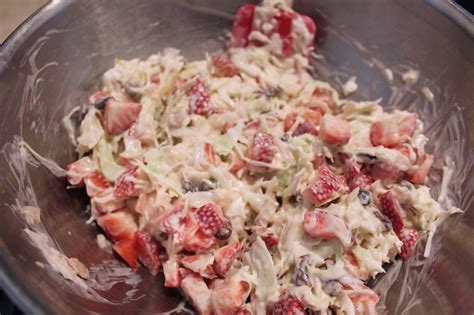 Strawberry Lemon Coleslaw Baked Broiled And Basted