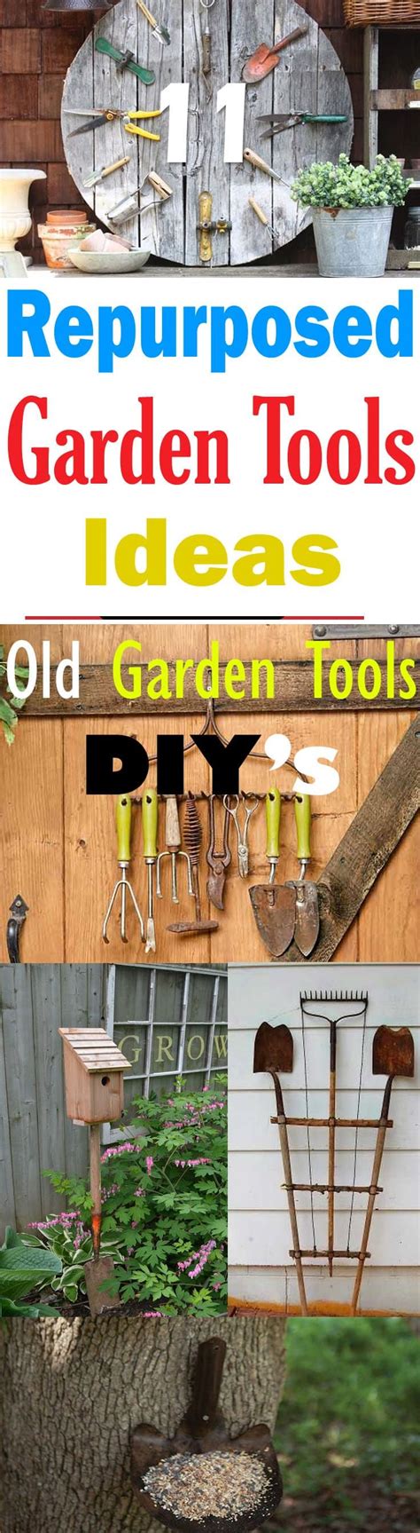 11 Repurposed Garden Tools Ideas Old Garden Tools Diy Crafts In 2020