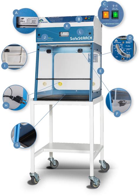 Purair Safesearch Ductless Fume Hoods Forensic Equipment Air Science