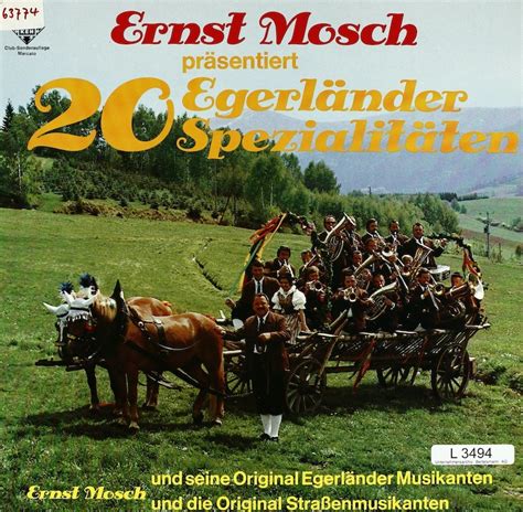 Ernst Mosch Pr Sentiert Egerl Nder Spezialit Ten Bertelsmann Vinyl
