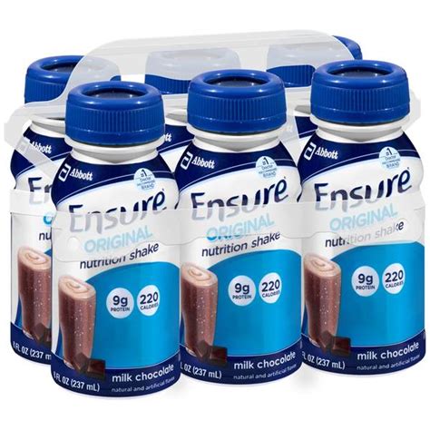 Ensure Pack Milk Chocolate Original Nutrition Shake Blain