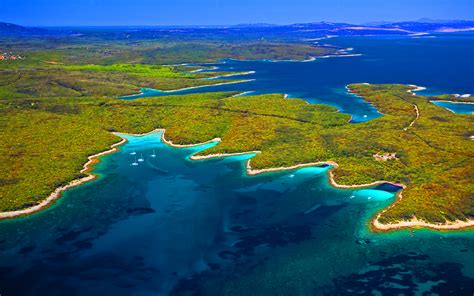 Sea Coast Of The Adriatic Sea Croatia Wallpaper Widescreen Hd