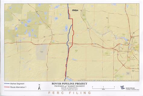 Et Rover Pipeline Washtenaw County Maps Route Alternate